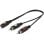 Adaptateur Audio RCA 2x Macho 3,5 mm Hembra 0,2 m Noir Vivanco 46/05 01