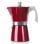 Cafetière italienne Ibili Evva 2 Tasses aluminium rouge fond induction poignée amovible
