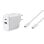 Vivanco Super Fast Dual Charger Set Chargeur Double Rapide Universel 1m Blanc