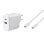 Cargador Universal Vivanco Super Fast Dual Charger Set Blanco 1m Corriente Alterna