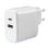 Vivanco Super Fast Dual Charger Set Chargeur Double Rapide Universel 1m Blanc