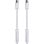 Cable de antena DCU 303015 Blanco 1,5 m con filtros macho/hembra