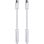 Cable de antena DCU 303015 Blanco 1,5m conexiones macho/hembra con filtros