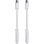 Cable de antena DCU 303015 Blanco 1,5 m con filtros macho/hembra