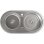 CATA R-2 AG lavabo avec 2 cuvettes en acier inoxydable 35,7 cm