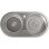 CATA R-2 AG lavabo avec 2 cuvettes en acier inoxydable 35,7 cm