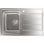 CATA Fregadero CDL-1 ED Acero Inoxidable Cuadrada Escurridor 340 x 400 mm