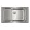 Évier Teka Bahia 1C Plus Inox Rectangulaire 500mm x 860mm x 220mm