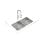 Fregadero Teka Be Linea RS15 2C 860 Acero Inoxidable Rectangular 2 Senos