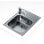 Teka Classic 1C Évier Encastré Rectangulaire Acier Inoxydable 1 Bac 406 x 406 mm