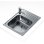Teka Classic 1C Évier Encastré Rectangulaire Acier Inoxydable 1 Bac 406 x 406 mm