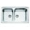 Fregadero Teka 10119021 Acier Inoxydable Semicírculo 2 Cubetas 75 ans de Garantie