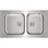 Fregadero Teka 10119021 Acier Inoxydable Semicírculo 2 Cubetas 75 ans de Garantie