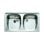 Fregadero Teka E/50.2C Acciaio Inox 18/10 2 Vasche 50.8 mm Scarico Fregadero Teka E/50.2C Acciaio Inox 18/10 2 Vasche 50.8 mm Scarico