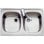 Fregadero Teka E/800.440 2C Acier Inoxydable 80 cm avec 2 Cubetas et Insonorisation