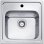 Fregadero Teka Eline 1C Acero Inoxidable 1 Cubeta 50cm Profundidad 180mm Sobremueble