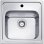 Fregadero Teka Eline 1C Acero Inoxidable 1 Cubeta 50cm Profundidad 180mm Sobremueble