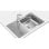 Fregadero Teka Universe 50 T-XP 1C 1E Max Acero Inoxidable 1 Seno Reversible 79x50cm