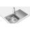 Fregadero Teka Universe 50 T-XP 1C 1E Acero Inoxidable Sobre-encimera 1 Seno 860x500mm