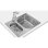 Fregadero Teka Universe 60 T-XP 1½B Acero Inoxidable 65x50 cm Sobre-Encimera Reversible