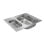 Fregadero Teka Universe 60 T-XP 1½B Acero Inoxidable 65x50 cm Sobre-Encimera Reversible
