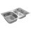 Fregadero Teka Universe 80 T-XP 2C Acero Inoxidable 2 Cubetas Encastrado 790x500 mm