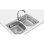 Fregadero Teka Universe 80 T-XP 2C Acero Inoxidable 2 Cubetas Encastrado 790x500 mm
