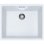 Waschbecken Mepamsa SQUARE 40.50 Aufsatzbecken 1 Becken rechteckig Weiß 50x41 cm