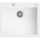 Fregadero Teka Tegranite Forsquare 50.40 TG Blanc 1 Cuve 570 x 500 mm