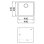Fregadero Teka Square 40.40 TG Blanco 1 Cubeta Tegranite+ 440x440 mm Fregadero Teka Square 40.40 TG Blanco 1 Cubeta Tegranite+ 440x440 mm