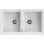 Fregadero Teka Tegranite+ Stone 90 B-TG 2C Blanco 2 Cubetas Superficie Resistente