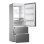 Frigorífico Haier Combi 2.00m 486L Classe D Inox Zona Fresca 10kg/24h