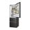 Frigorífico Haier Combi 185cm 360L D Negro No Frost Cajones 3D Air Surround Fresher Techs