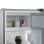 Frigorífico Candy Independiente 85cm 129L E Acciaio Inox LED Congelatore 4 Stelle