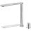 Grifo Cocina Teka FO 985 Acero Inoxidable Monomando Caño Retraíble Bajo Ventana 3/8"