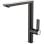 Robinet Teka FO 915 NC Acier inoxydable Noir avec Bec Pivotant