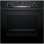 Horno eléctrico Bosch HBG536EB3 71L Negro con convección forzada y autolimpieza