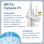 Sistema de filtración de agua Brita mypure P1 P1000 instalación bajo fregadero blanco azul