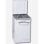 Cocina independiente Rommer CFS-3 FG 3 quemadores gas butano control giratorio blanca