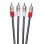 Cable de audio DCU Advance Tecnologic 30201030 RCA macho-macho 2 m chapado en oro