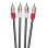 Cable de audio DCU Advance Tecnologic 30201030 RCA macho-macho 2 m chapado en oro