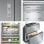 Frigorífico Hisense Puerta Francesa 485L C Plata Acero Inoxidable Pantalla LED