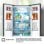 Frigorífico Hisense Puerta Francesa 485L C Plata Acero Inoxidable Pantalla LED
