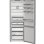 Frigorífico Whirlpool Dos Puertas No Frost 192cm 490L D Inox Antiescarcha Bajo Ruido