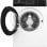 Lave-linge Beko BM3WFU3721W 7kg Carga Frontal 1200rpm A Noir/Blanc avec Technologie SteamCure