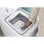 Lave-linge Candy TCA263D3-S 6kg Charge Supérieure 1200rpm Classe C Blanche avec Quick&Clean