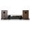 Tocadiscos Lenco LS-100WD Bluetooth Tracción Courroie 33/45/78 rpm Chêne