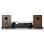 Tocadiscos Lenco LS-100WD Automático Bluetooth 33/45/78 RPM Roble y Negro