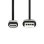 Cable USB Nedis CCGL60600BK10 1m USB A a USB C USB 2.0 0,48 Gbit/s Negro