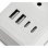 Regleta Orbegozo EN 3100 3 Tomas Corriente 2 USB 2 USB-C Cable 1.4m Blanca
